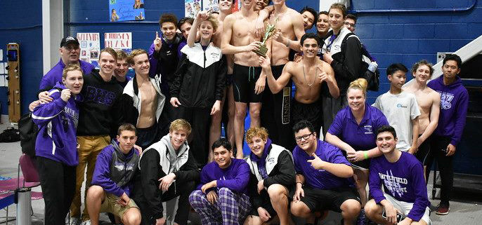 Battlefield Boys Swim Team Wins Conference Championship Meet - January 2019